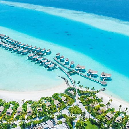 Hard Rock Hotel Maldives Emboodhoo Lagoon Exterior foto Aerial view of the resort