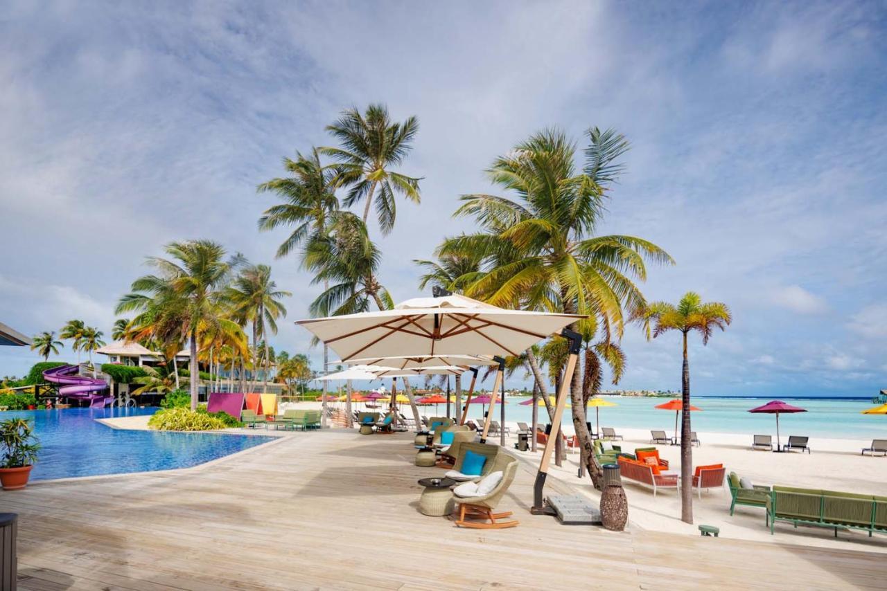Hard Rock Hotel Maldives Emboodhoo Lagoon Exterior foto The beach at the W Maldives